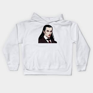 Count Dracula in a Modern Business Suit Kids Hoodie